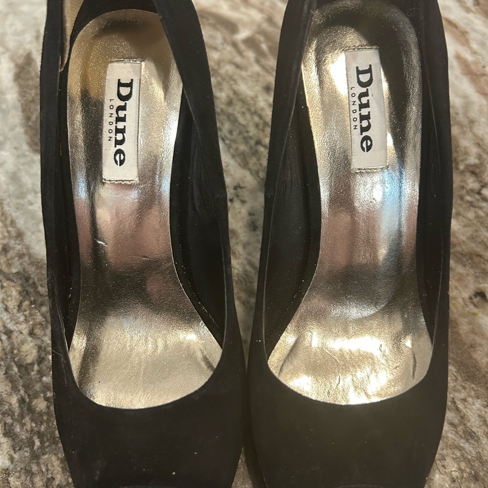 Dune London Elegant Black Heels, size 36, GUC